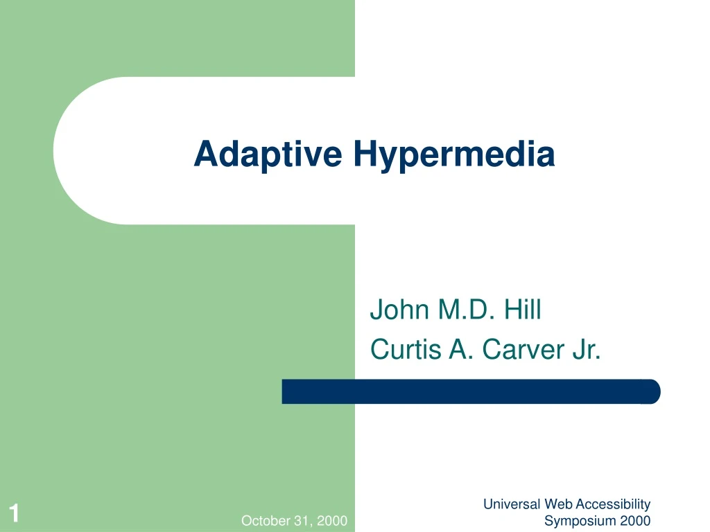 adaptive hypermedia