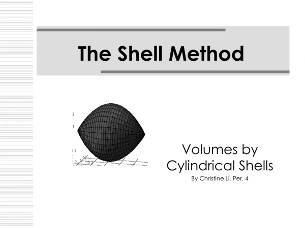 The Shell Method