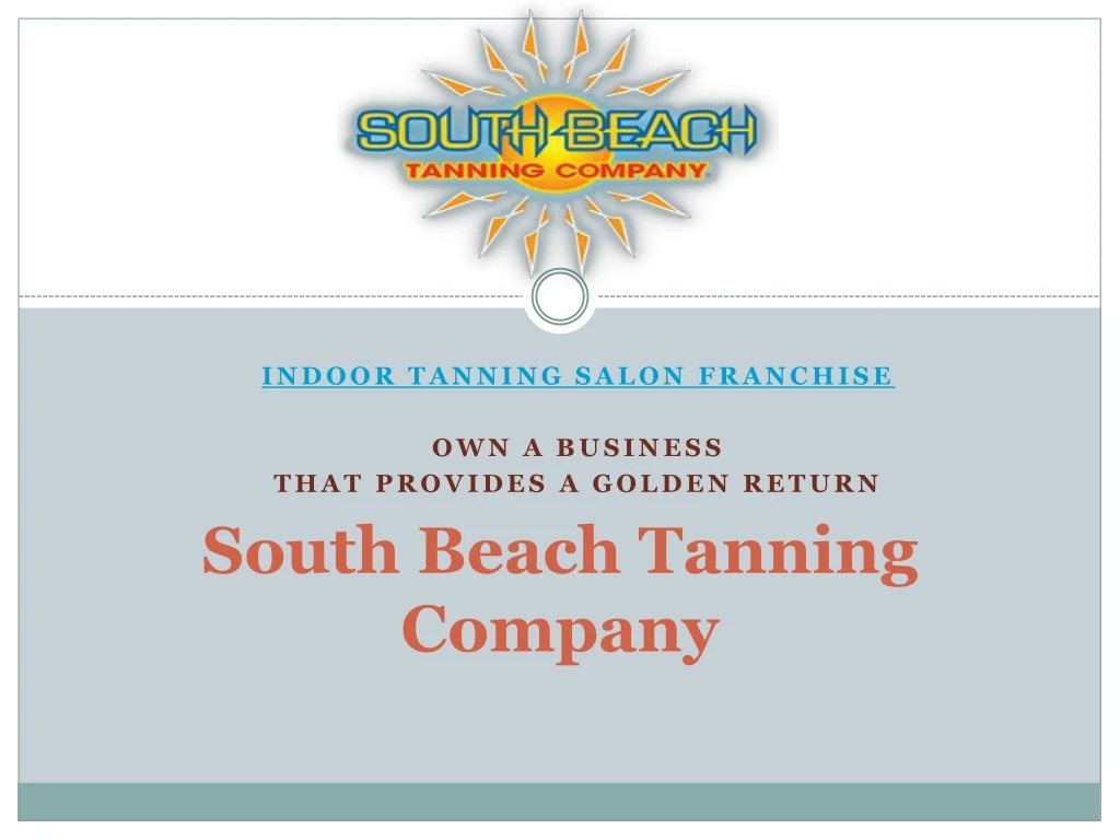 south beach tanning company