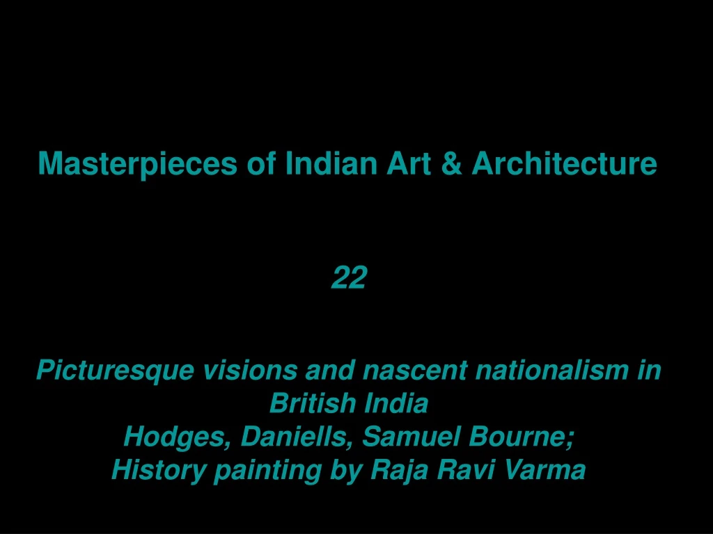 masterpieces of indian art architecture