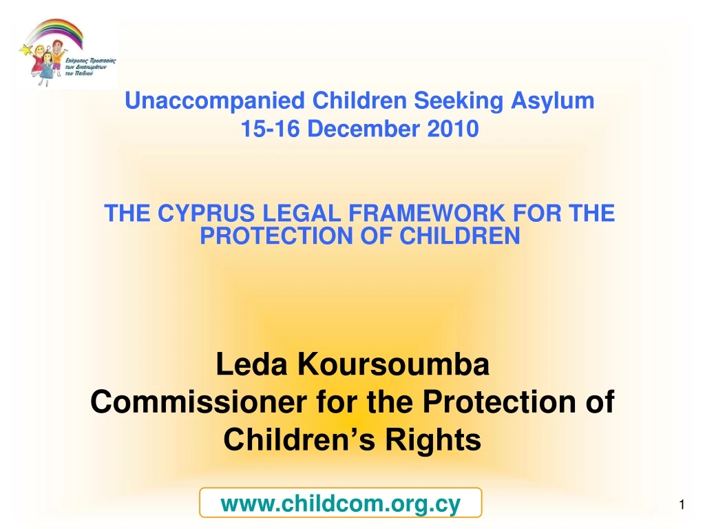 leda koursoumba commissioner for the protection of children s rights