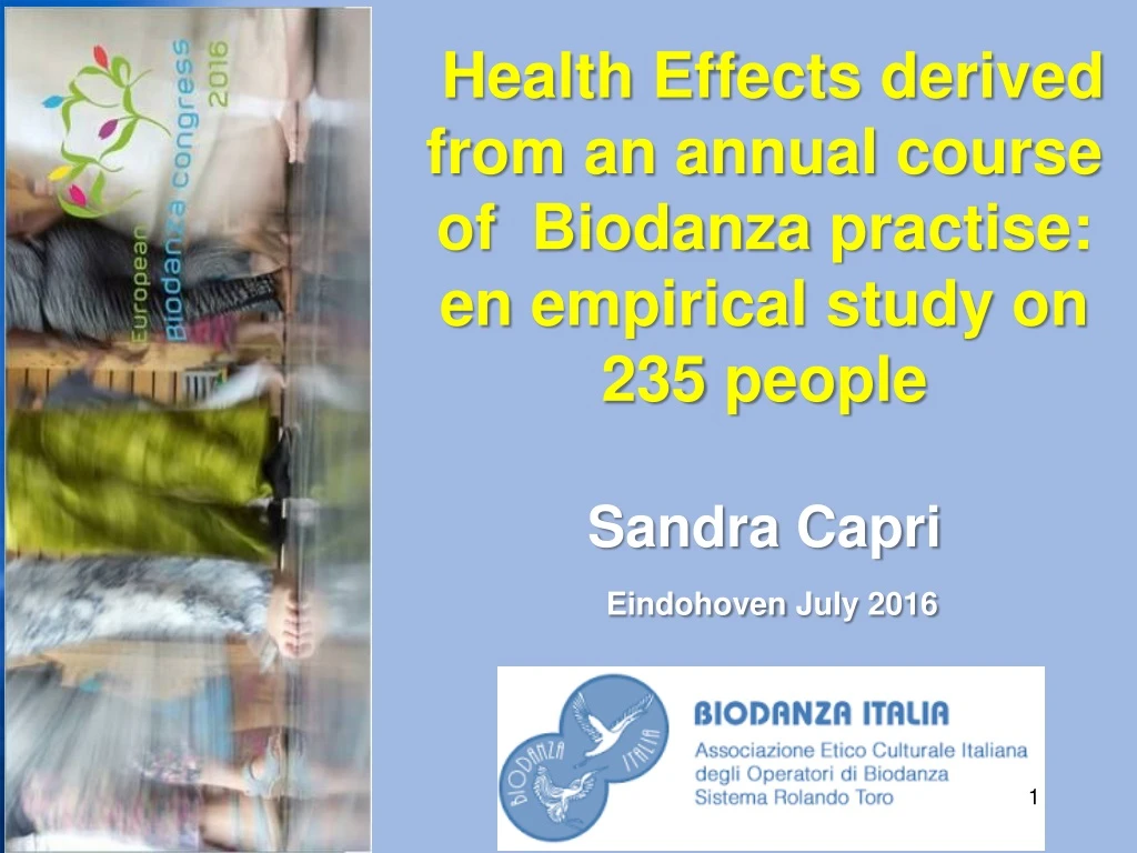 health effects derived from an annual course