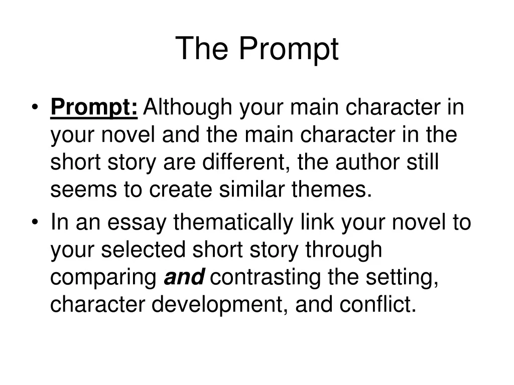 the prompt