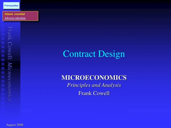 Contract Design