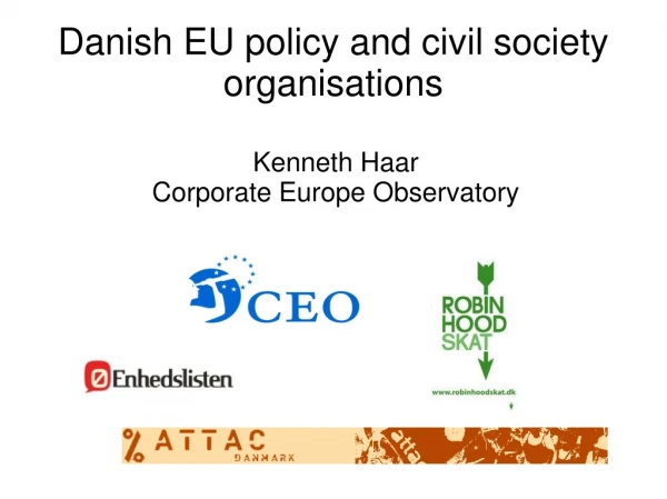 Danish EU policy and civil society organisations