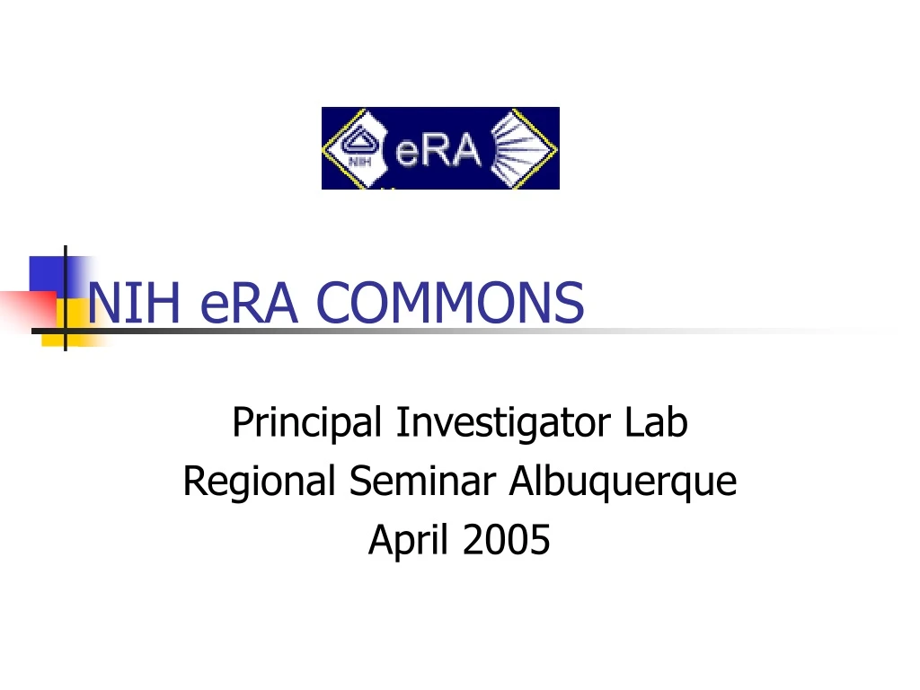 nih era commons