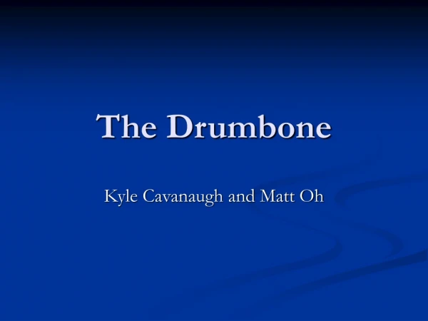 The Drumbone