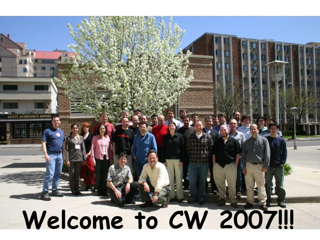 welcome to cw 2007