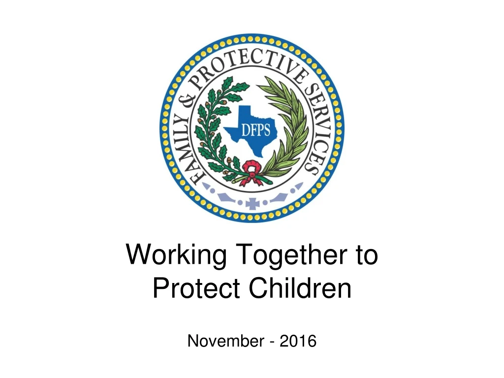 working together to protect children