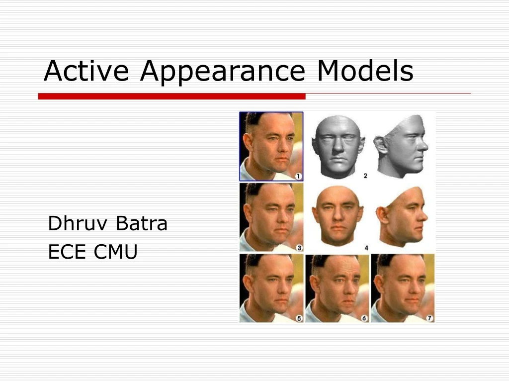 active appearance models