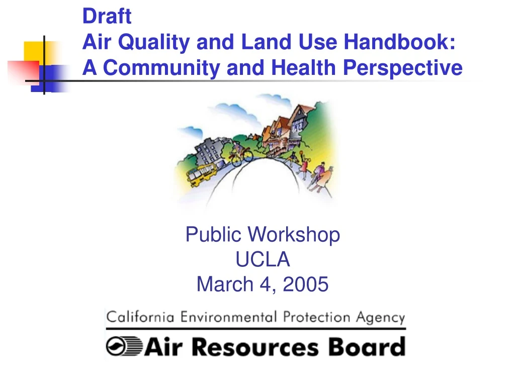 draft air quality and land use handbook
