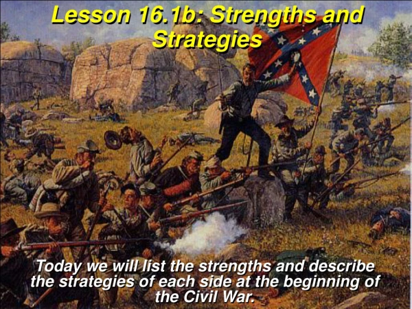 Lesson 16.1b: Strengths and Strategies