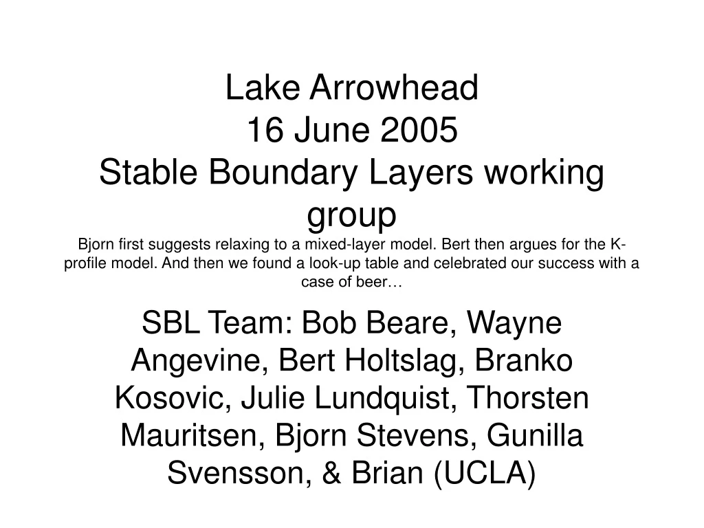 lake arrowhead 16 june 2005 stable boundary