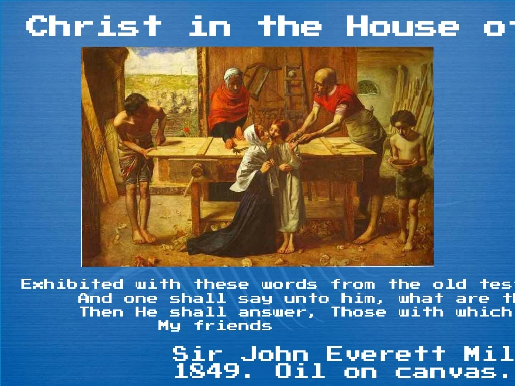 christ in the house of his parents