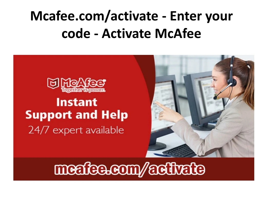 mcafee com activate enter your code activate