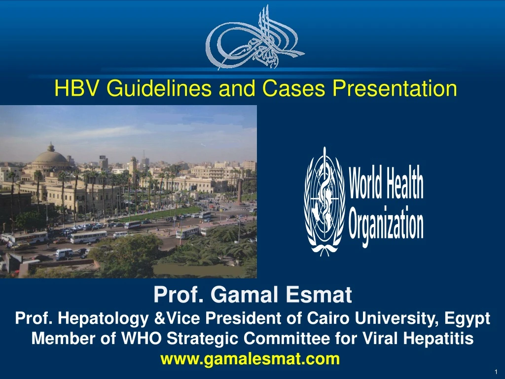 hbv guidelines and cases presentation