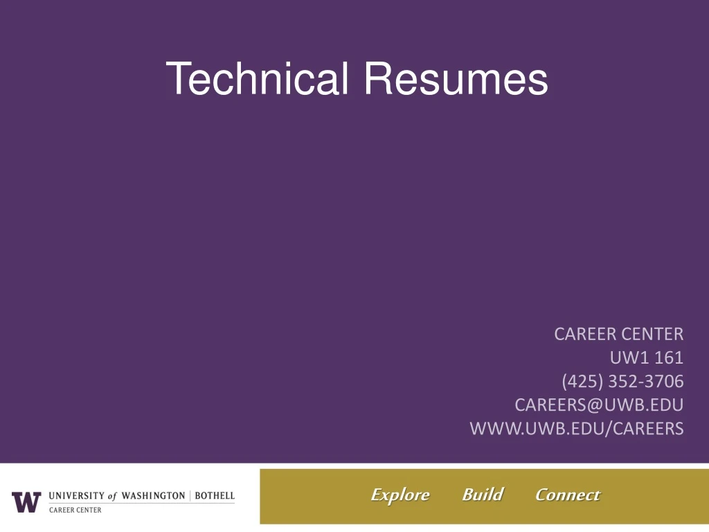 career center uw1 161 425 352 3706 careers@uwb edu www uwb edu careers