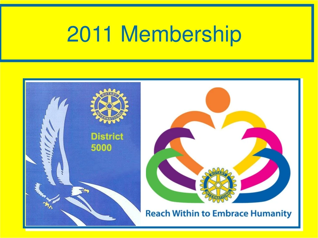 2011 membership