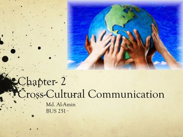 Chapter- 2 Cross-Cultural Communication