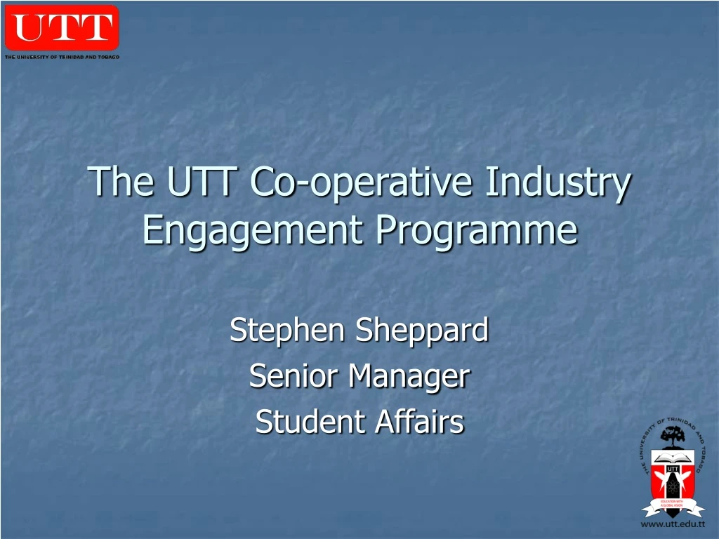 the utt co operative industry engagement programme