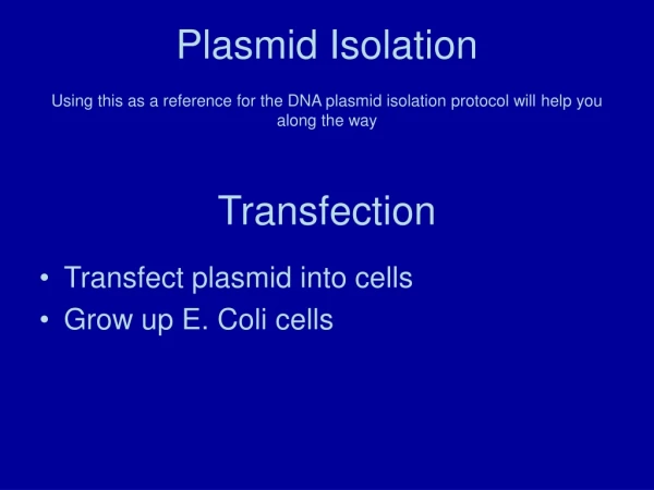 Transfection