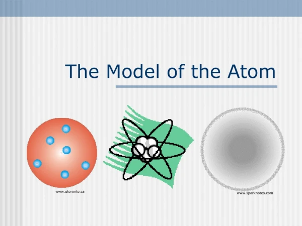 The Model of the Atom
