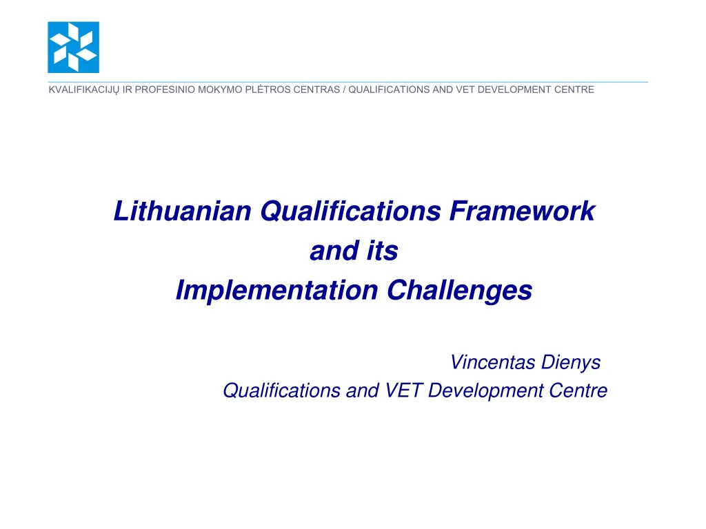 lithuanian qualifications framework