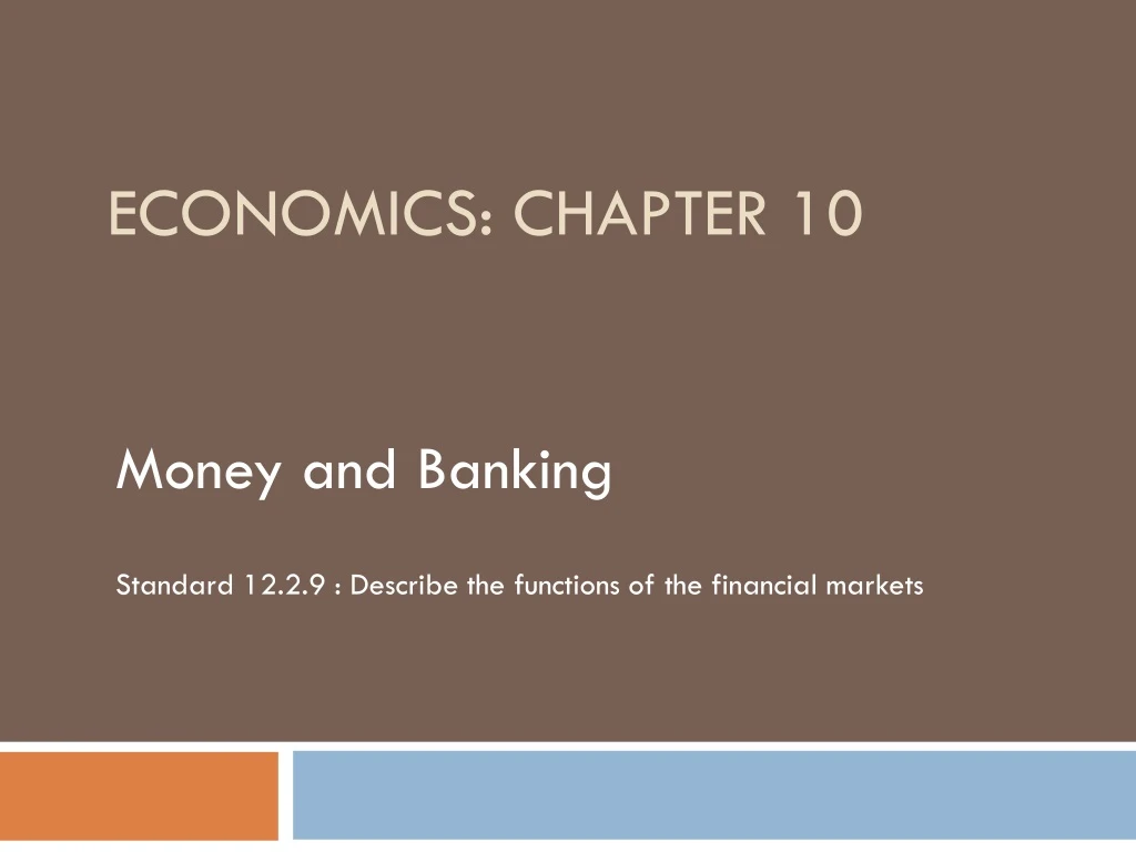 economics chapter 10