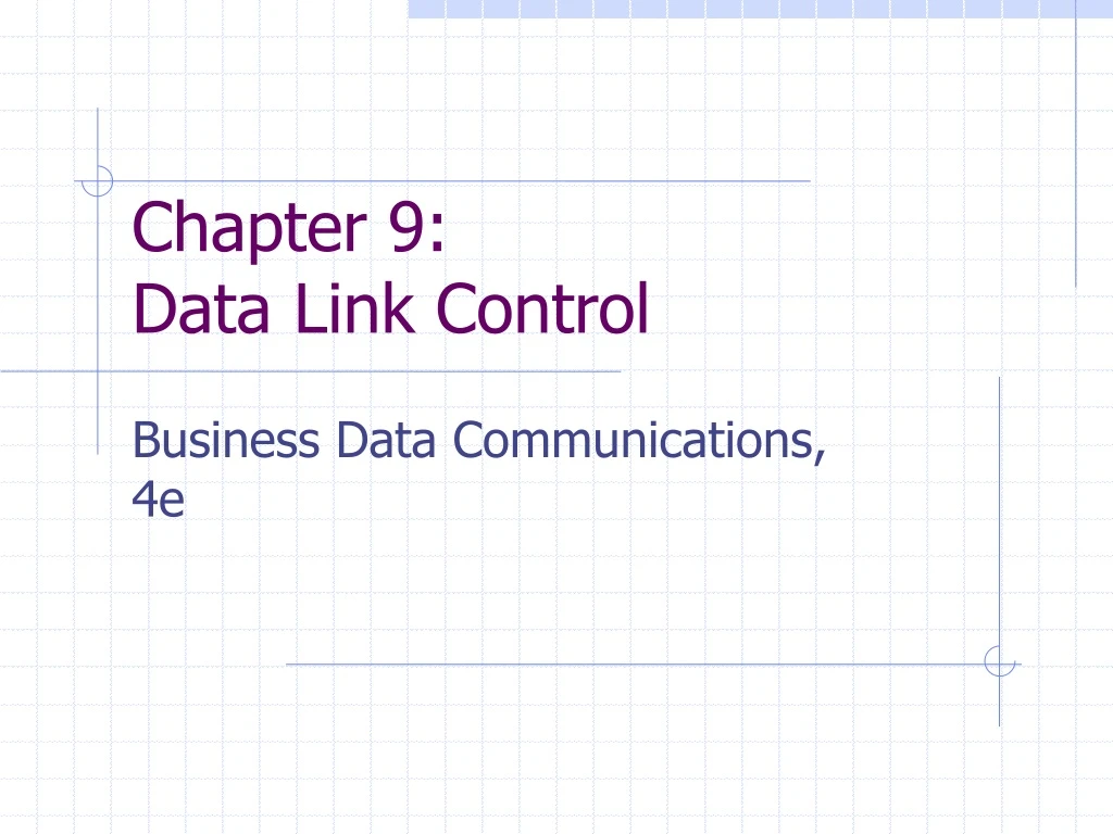 chapter 9 data link control