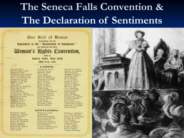 The  Seneca  Falls Convention  &amp;