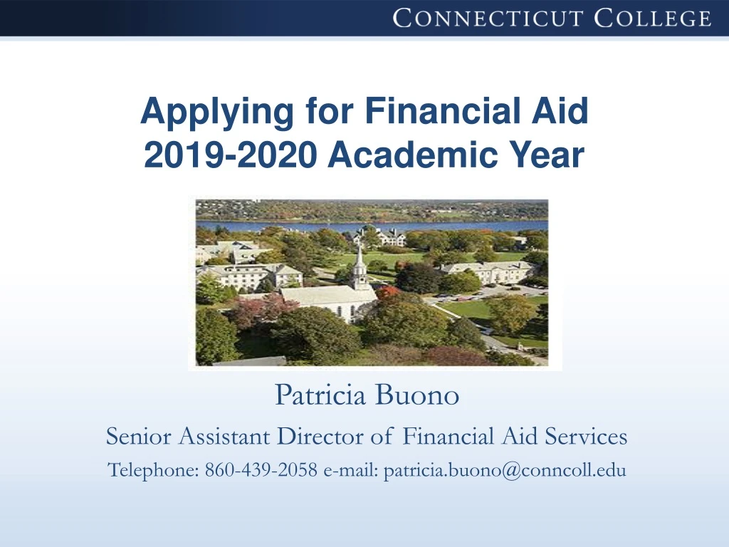 applying for financial aid 2019 2020 academic year