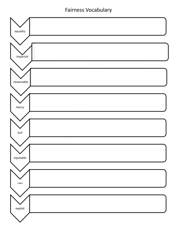 Fairness Vocabulary