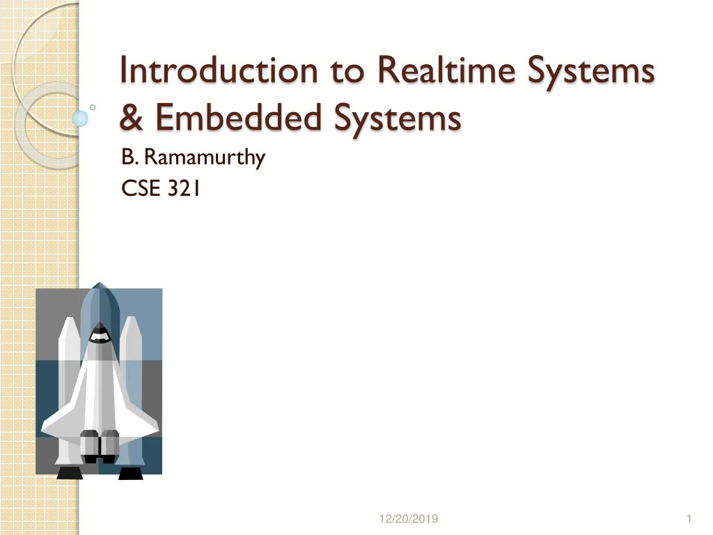 introduction to realtime systems embedded systems