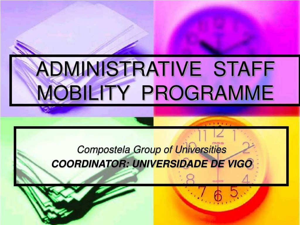 administrative staff mobility programme