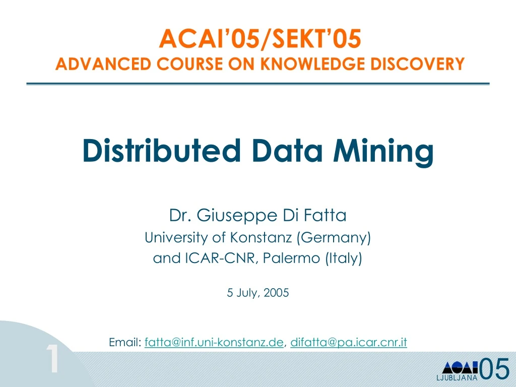 distributed data mining