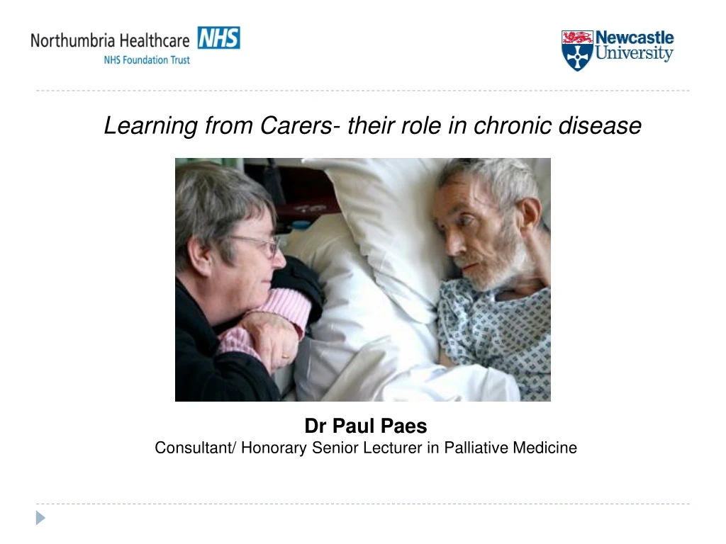 learning from carers their role in chronic disease
