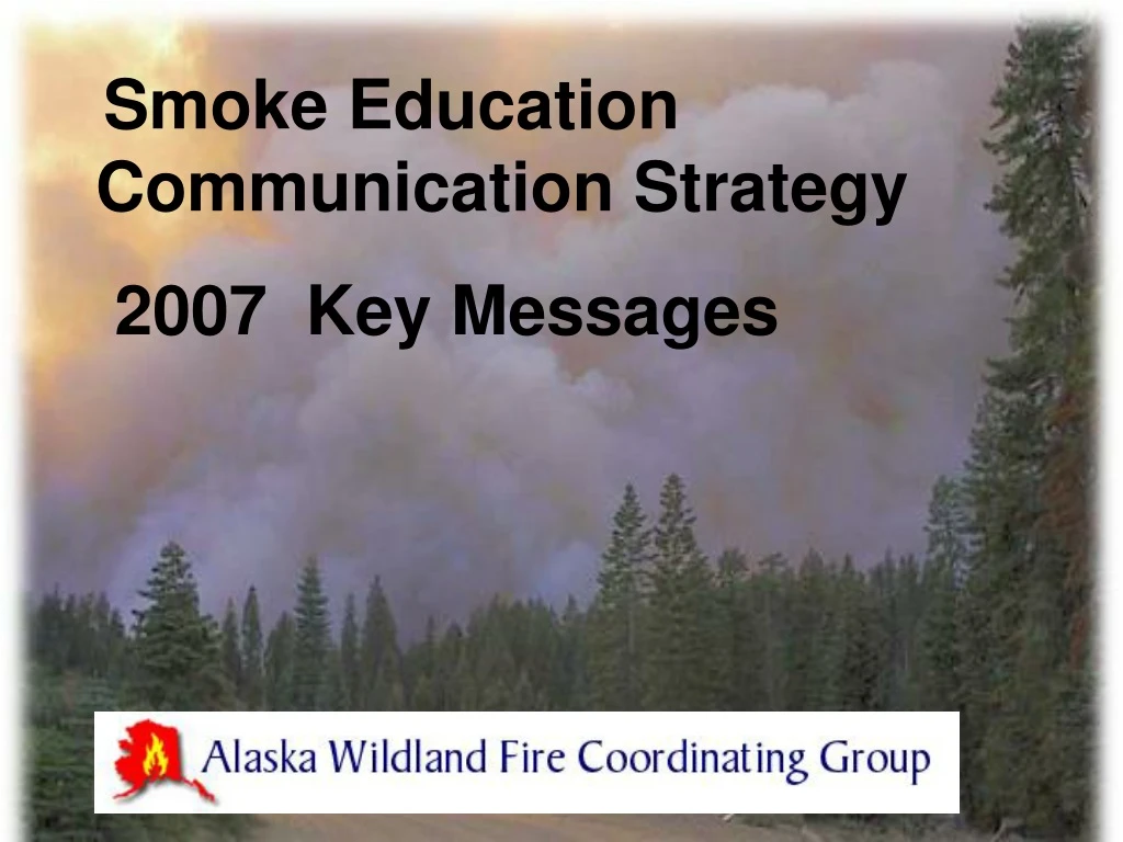 smoke education communication strategy 2007