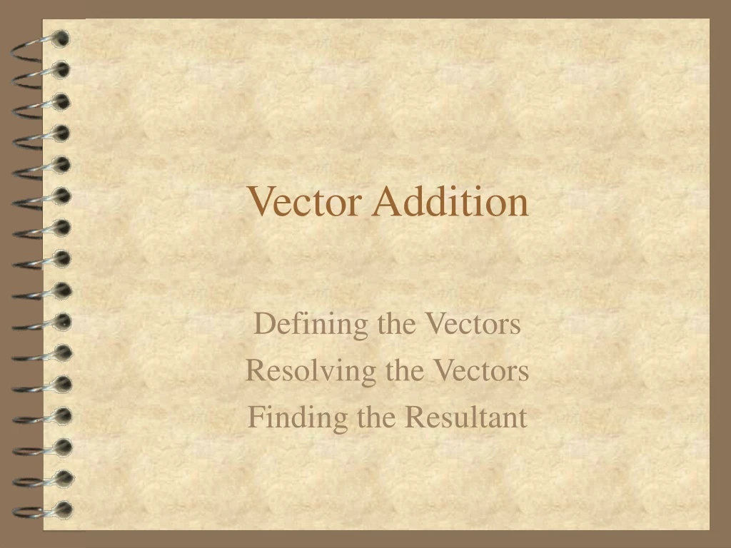 vector addition