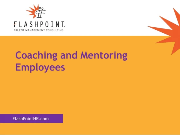 Coaching and Mentoring  Employees