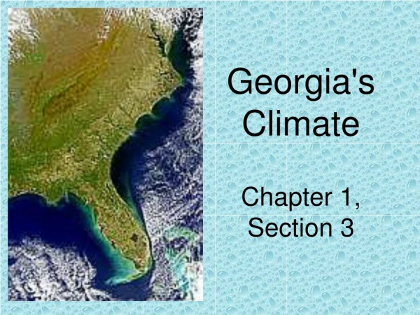 Georgia's Climate