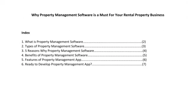 Know Why Property Management Software is a Must For Your Rental Property Business