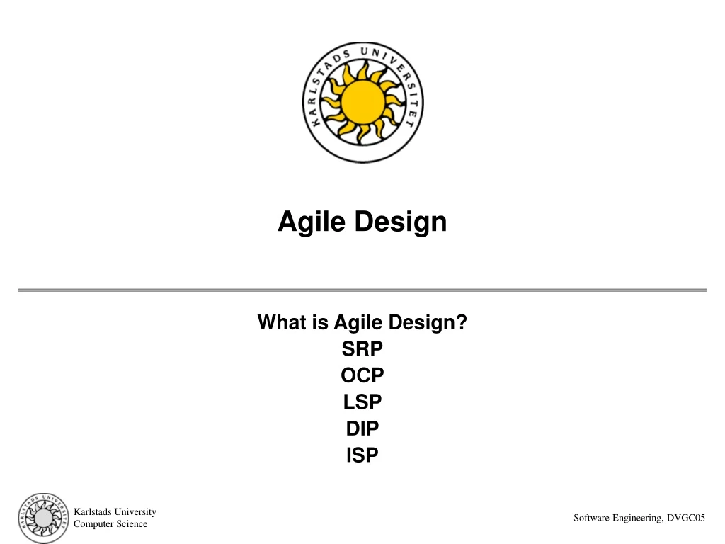 agile design