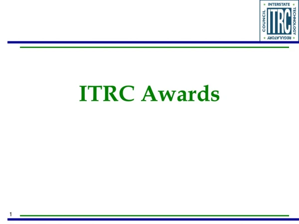 ITRC Awards
