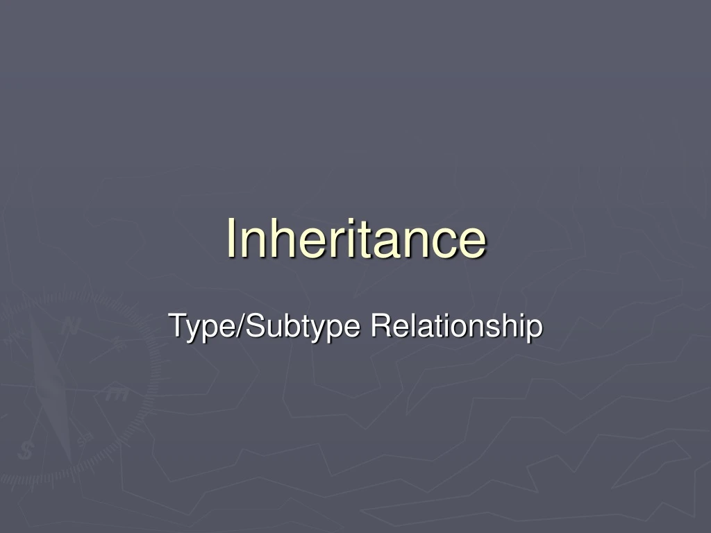 inheritance