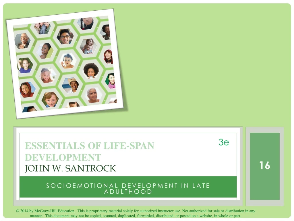 essentials of life span development john w santrock