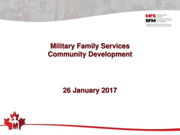 Military Family  Services Community Development