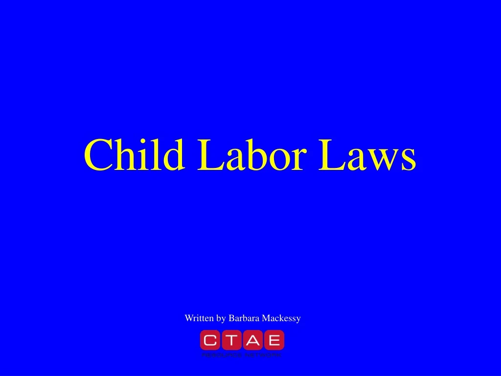 child labor laws