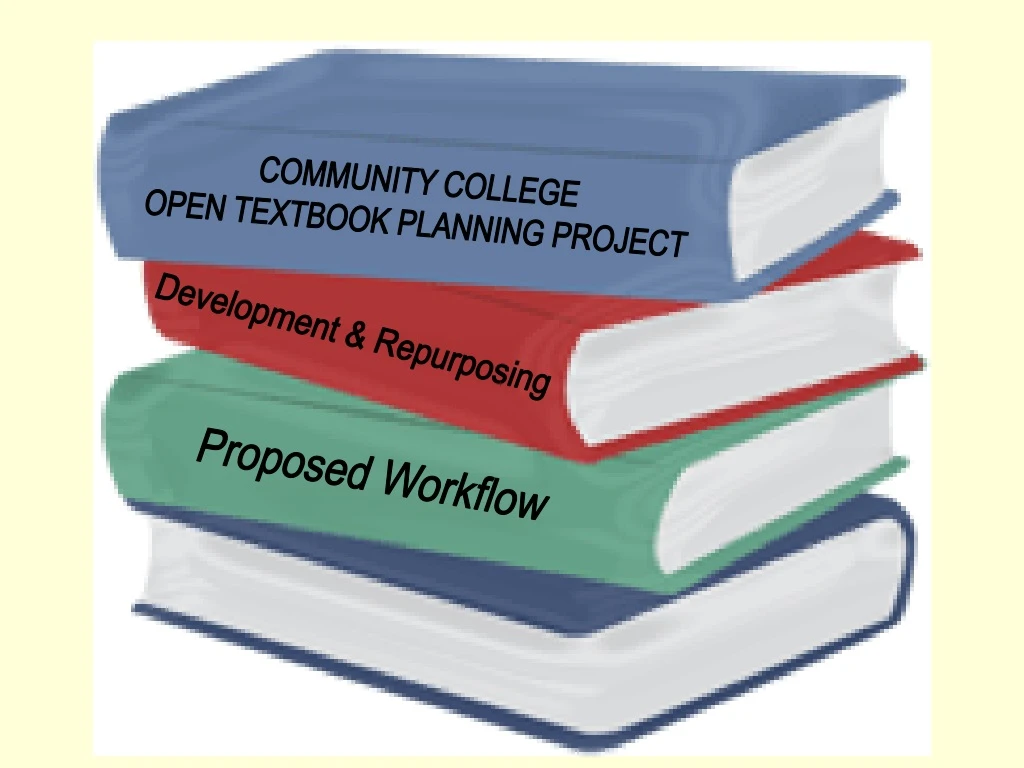 community college open textbook planning project