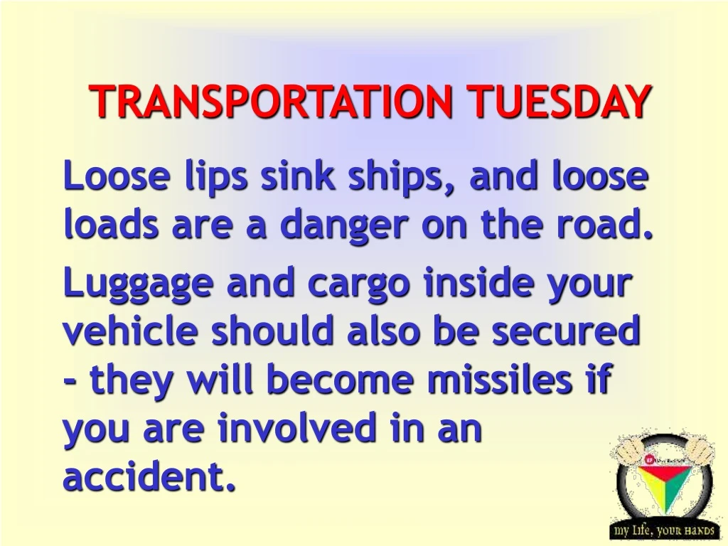 transportation tuesday