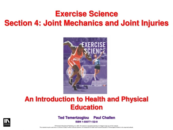 An Introduction to Health and Physical Education Ted Temertzoglou	 Paul Challen ISBN 1-55077-132-9